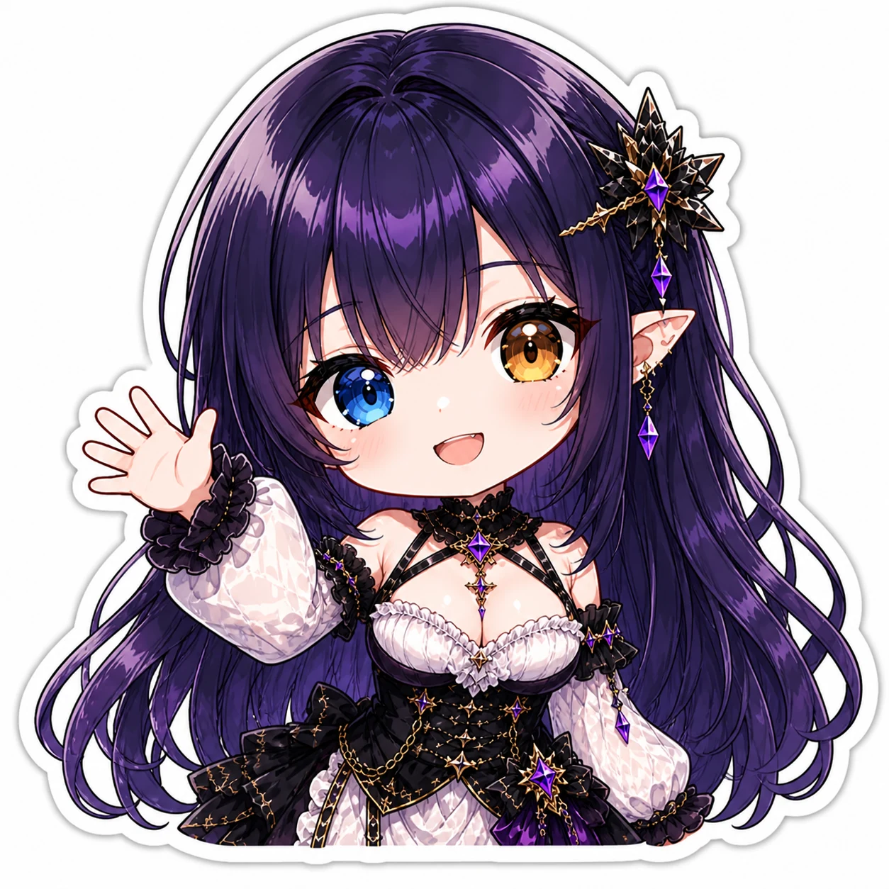 宵流ルネ LINEスタンプ メイン画像
